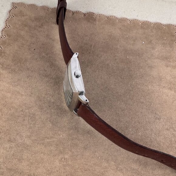 Vintage Fossil Snoopy limited edition #0471/2000 watch brown strap